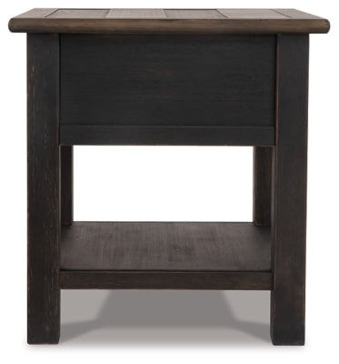 Tyler Creek Coffee Table and 2 End Tables with Console - T736T3