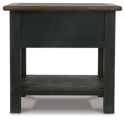 Tyler Creek Coffee Table and 2 End Tables with Console - T736T3