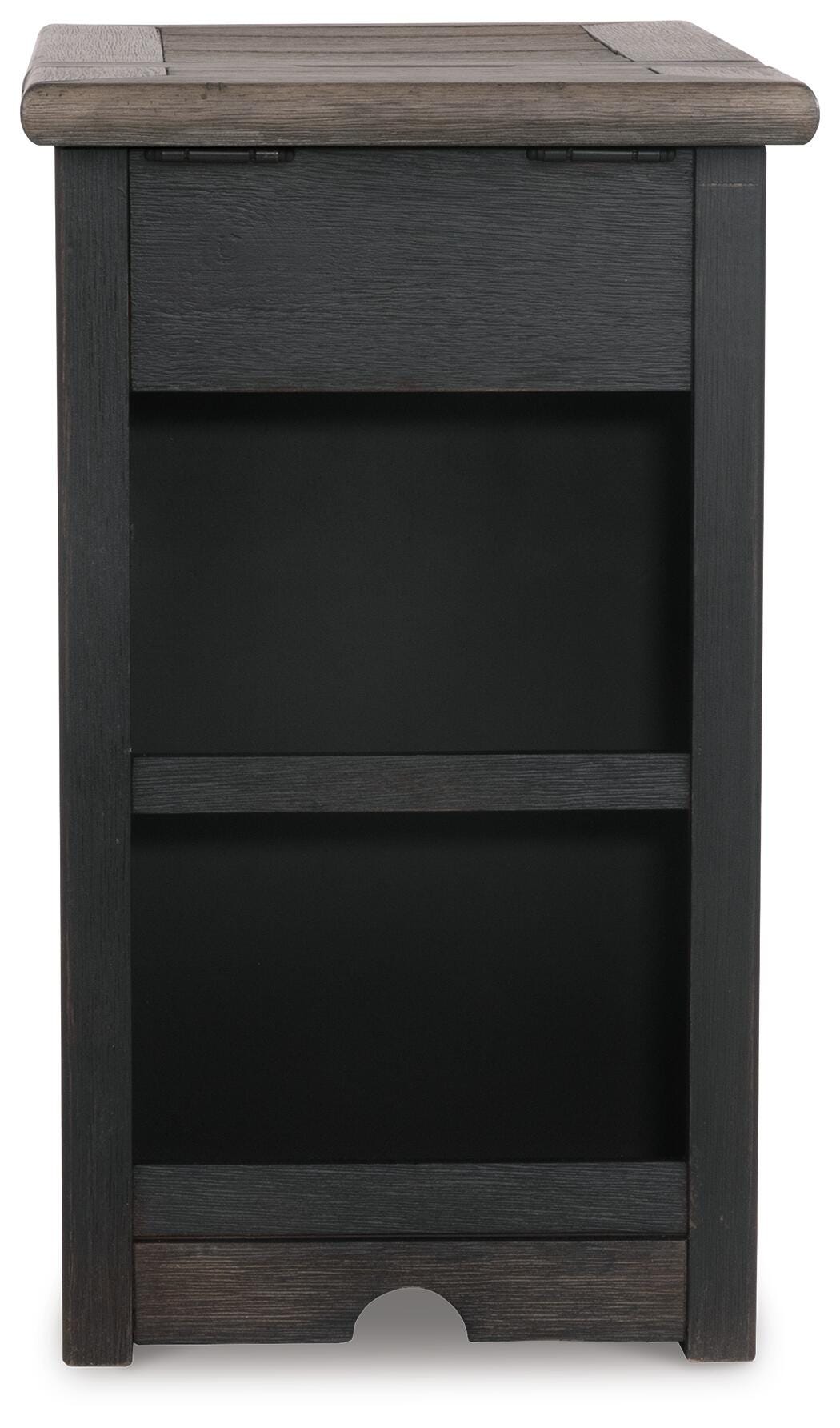 Tyler Creek Chairside End Table with USB Ports & Outlets - T736-7