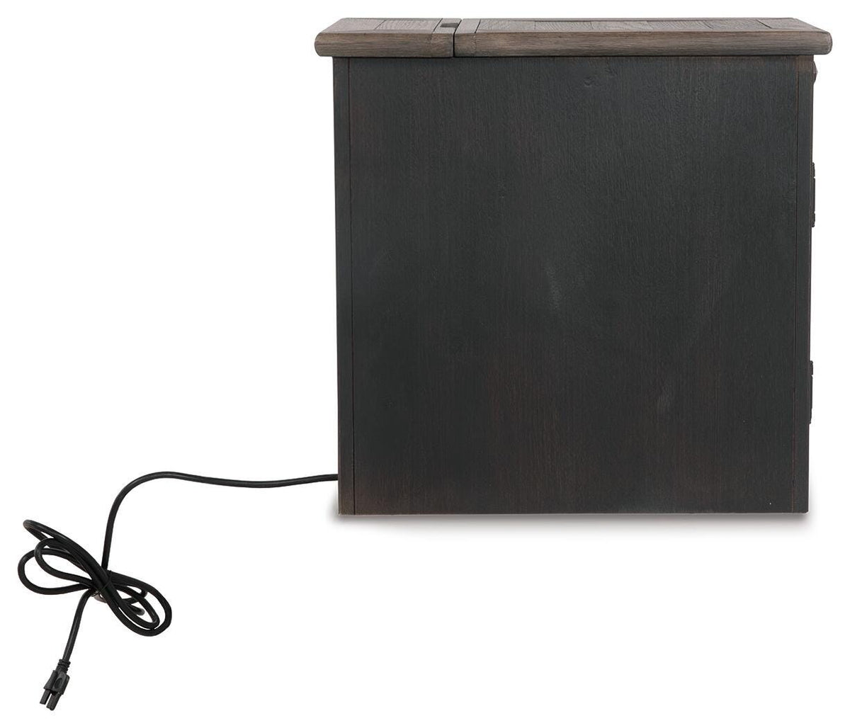 Tyler Creek Chairside End Table with USB Ports & Outlets - T736-7