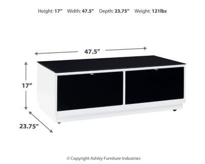 Gardoni Coffee Table and 2 Chairside End Tables - T756T2