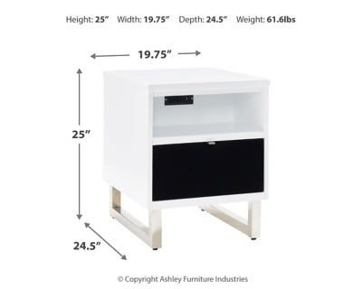 Gardoni Coffee Table and 2 Chairside End Tables - T756T2