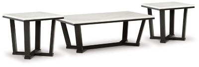 Fostead Coffee Table and 2 Ends - T770T1