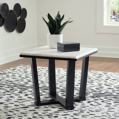 Fostead Coffee Table and 2 Ends - T770T1