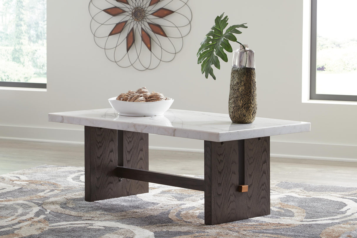 Burkhaus Coffee Table and 2 Ends - T779T1