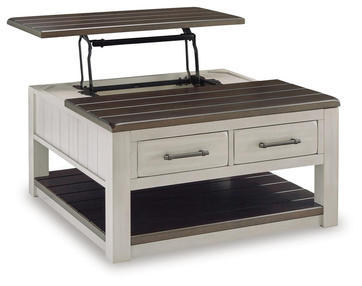 Darborn Lift-top Coffee Table and 2 Chairside End Tables - T796T1