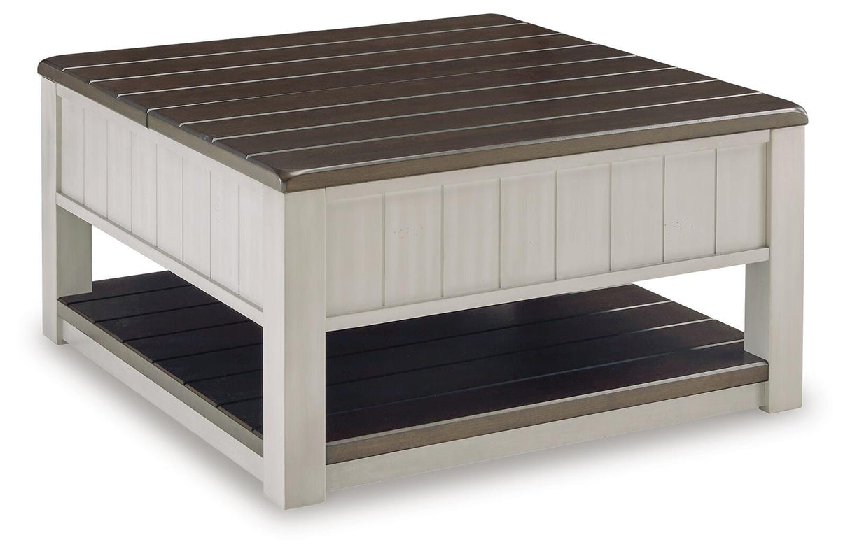 Darborn Lift-top Coffee Table and 2 Chairside End Tables - T796T1