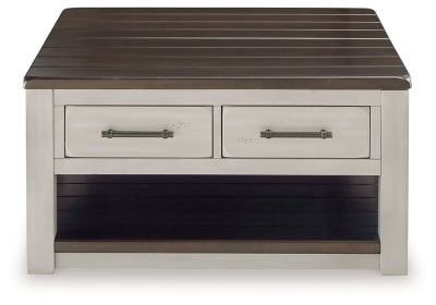 Darborn Lift-top Coffee Table and 2 Chairside End Tables - T796T1