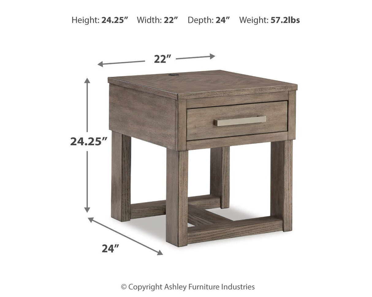 Loyaska Lift-top Coffee Table and 2 End Tables - T854T1