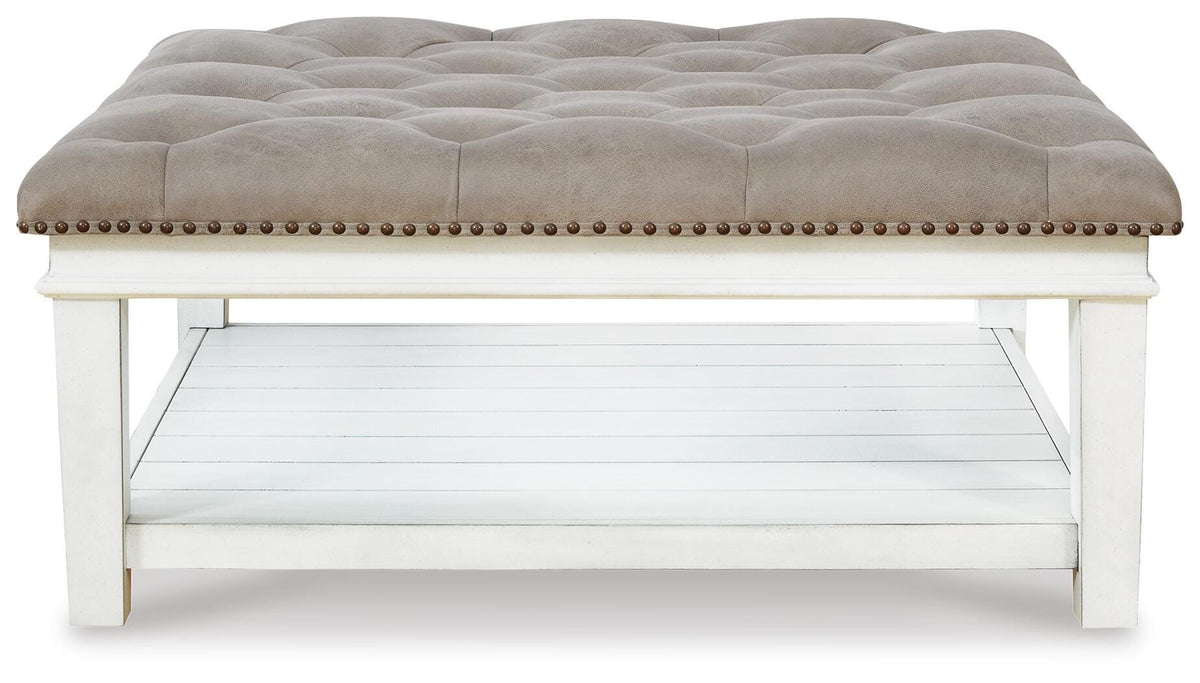 Kanwyn Upholstered Ottoman Coffee Table - T937-21