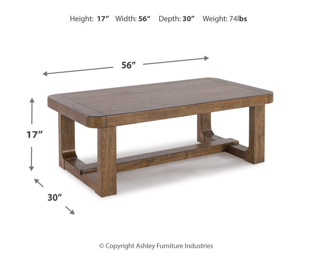 Cabalynn Coffee Table and 2 End Tables - T974T1