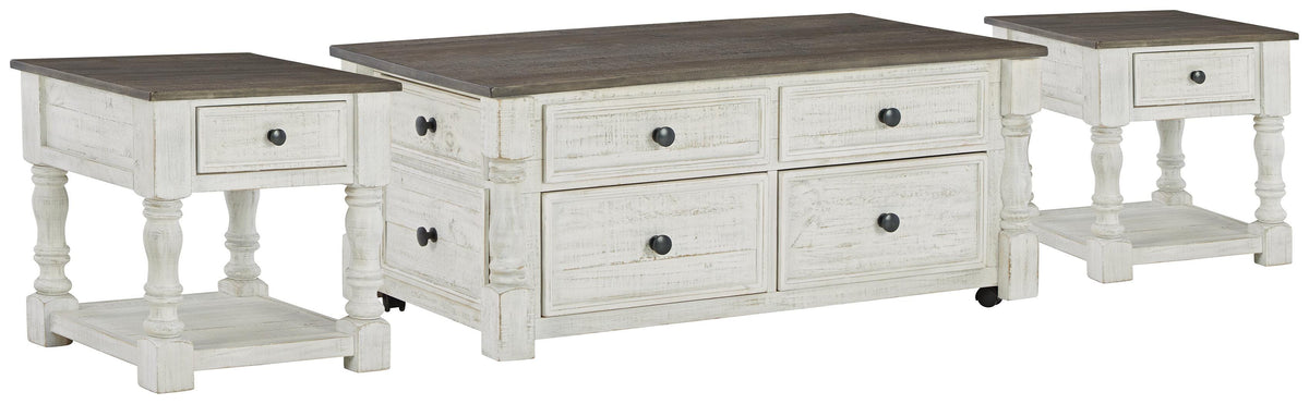 Havalance Lift Top Coffee Table and 2 End Tables - T994T1