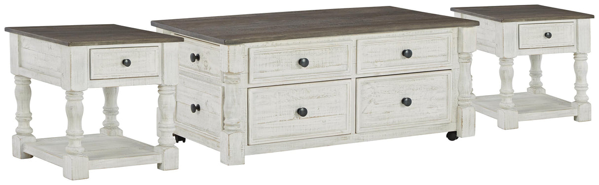 Havalance Lift Top Coffee Table and 2 End Tables - T994T1