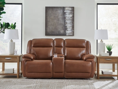 Healy Pier Power Reclining Loveseat with Console - U1120418
