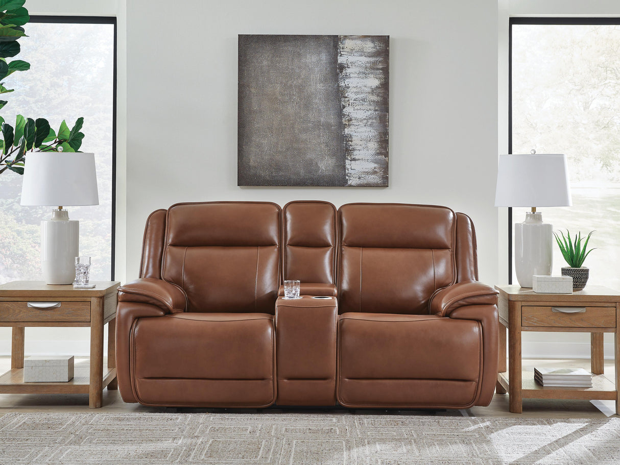 Healy Pier Power Reclining Loveseat with Console - U1120418