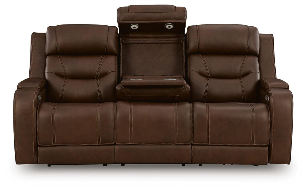 Knightington Power Reclining Sofa with Audio Seating - PCU1160215A