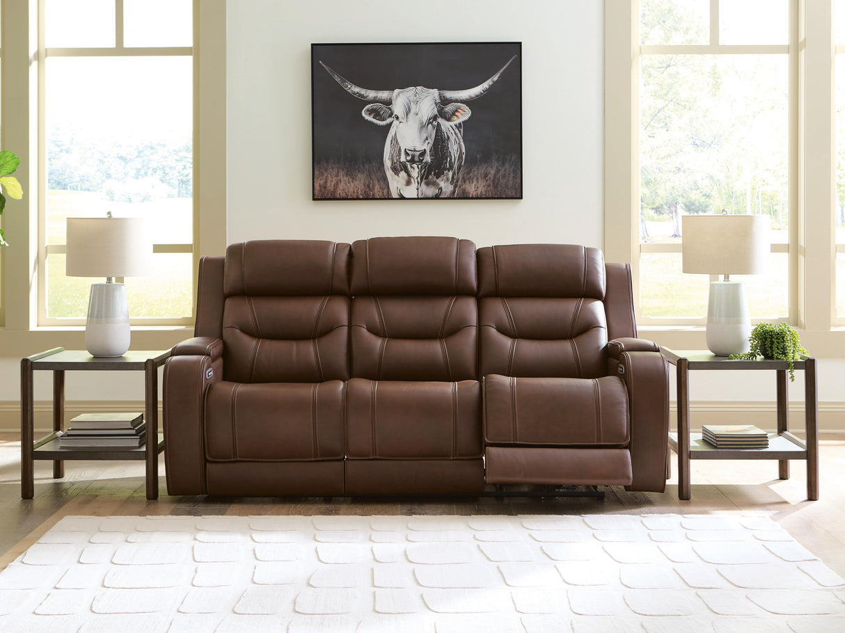 Knightington Power Reclining Sofa with Audio Seating - PCU1160215A