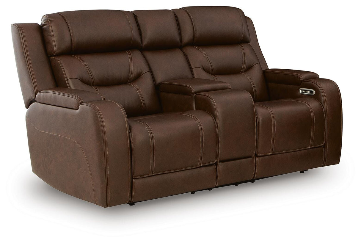 Knightington Power Reclining Loveseat with Audio Seating - PCU1160218A