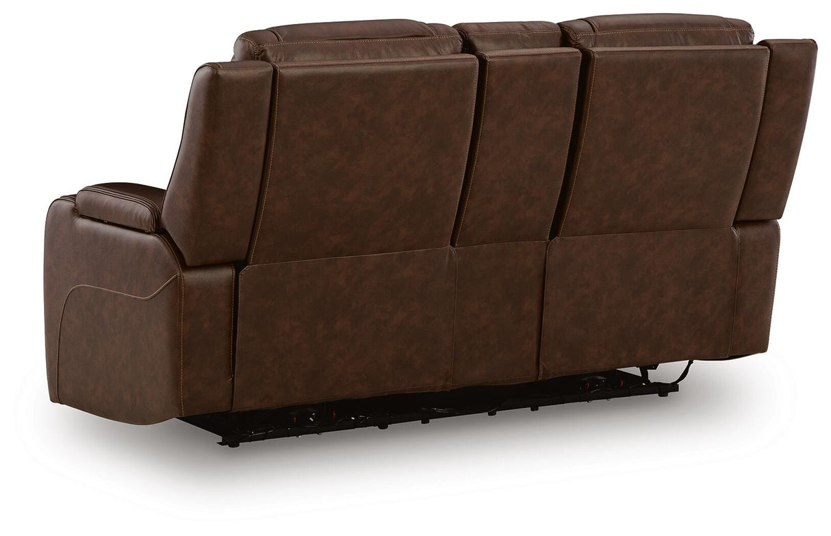 Knightington Power Reclining Loveseat with Audio Seating - PCU1160218A