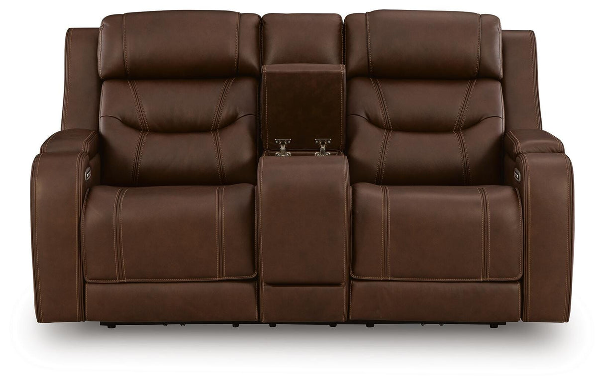 Knightington Power Reclining Loveseat with Audio Seating - PCU1160218A