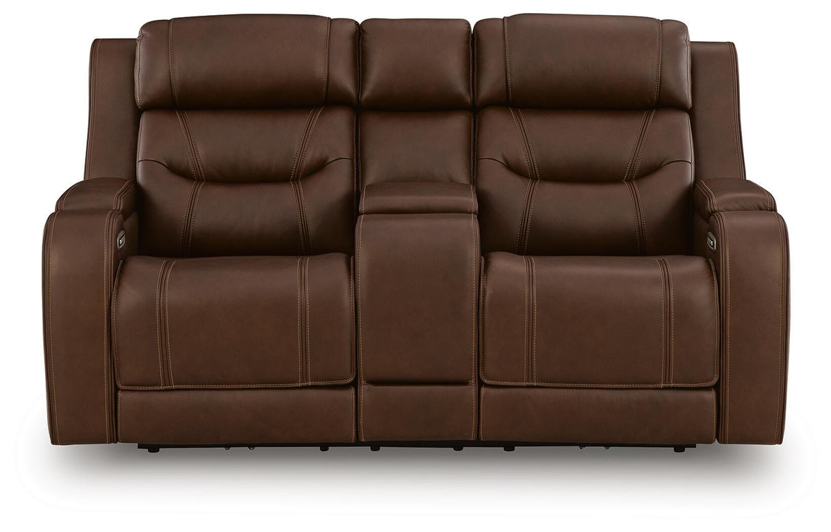 Knightington Power Reclining Loveseat with Audio Seating - PCU1160218A