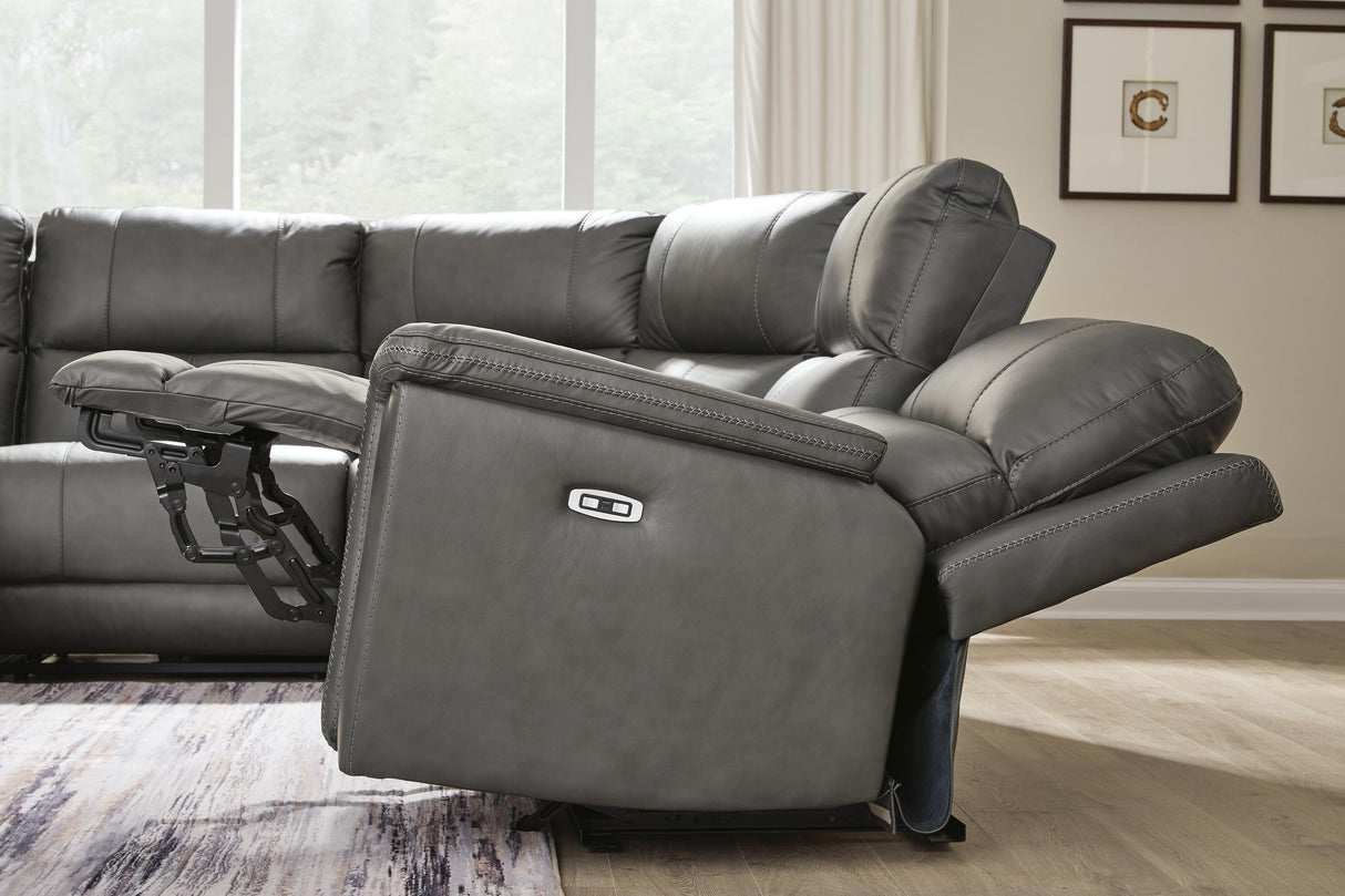 Bleckley 5-Piece Power Reclining Sectional - PCU12000S4