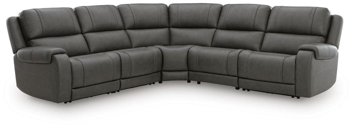 5Z - Pittson 5-Piece Power Reclining Sectional - PCU12600S4