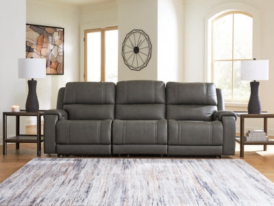 5Z - Pittson 3-Piece Power Sectional Reclining Sofa - PCU12600S3