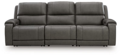 5Z - Pittson 3-Piece Power Sectional Reclining Sofa - PCU12600S3