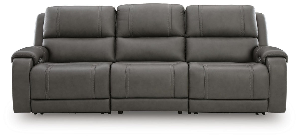 5Z - Pittson 3-Piece Power Sectional Reclining Sofa - PCU12600S3