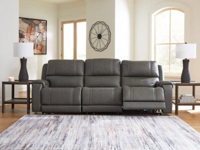 5Z - Pittson 3-Piece Power Sectional Reclining Sofa - PCU12600S3