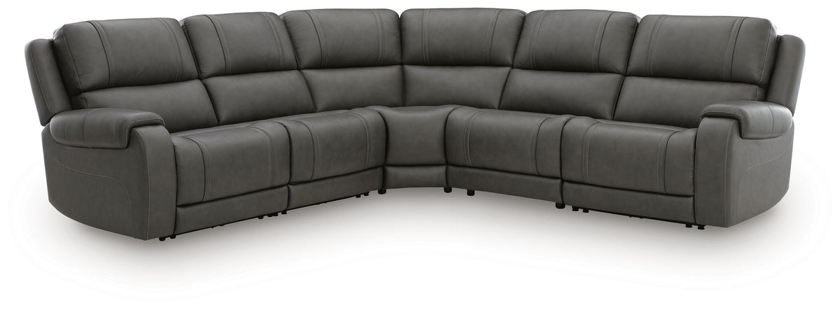 5Z - Pittson 5-Piece Power Reclining Sectional - PCU12600S6