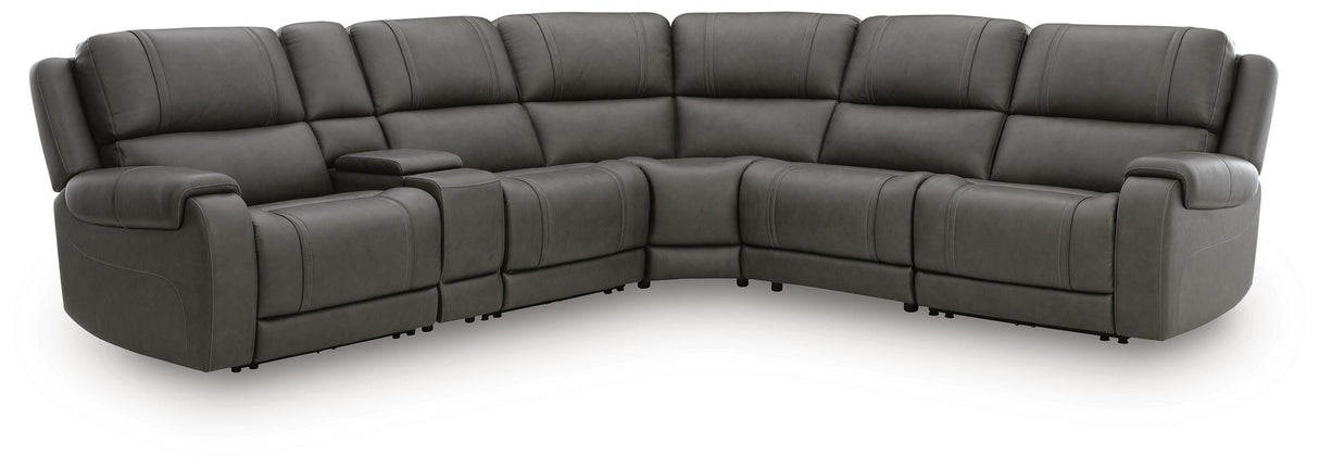 5Z - Pittson 6-Piece Power Reclining Sectional - PCU12600S8