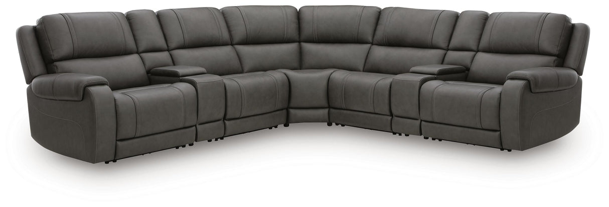 5Z - Pittson 7-Piece Power Reclining Sectional - PCU12600S11