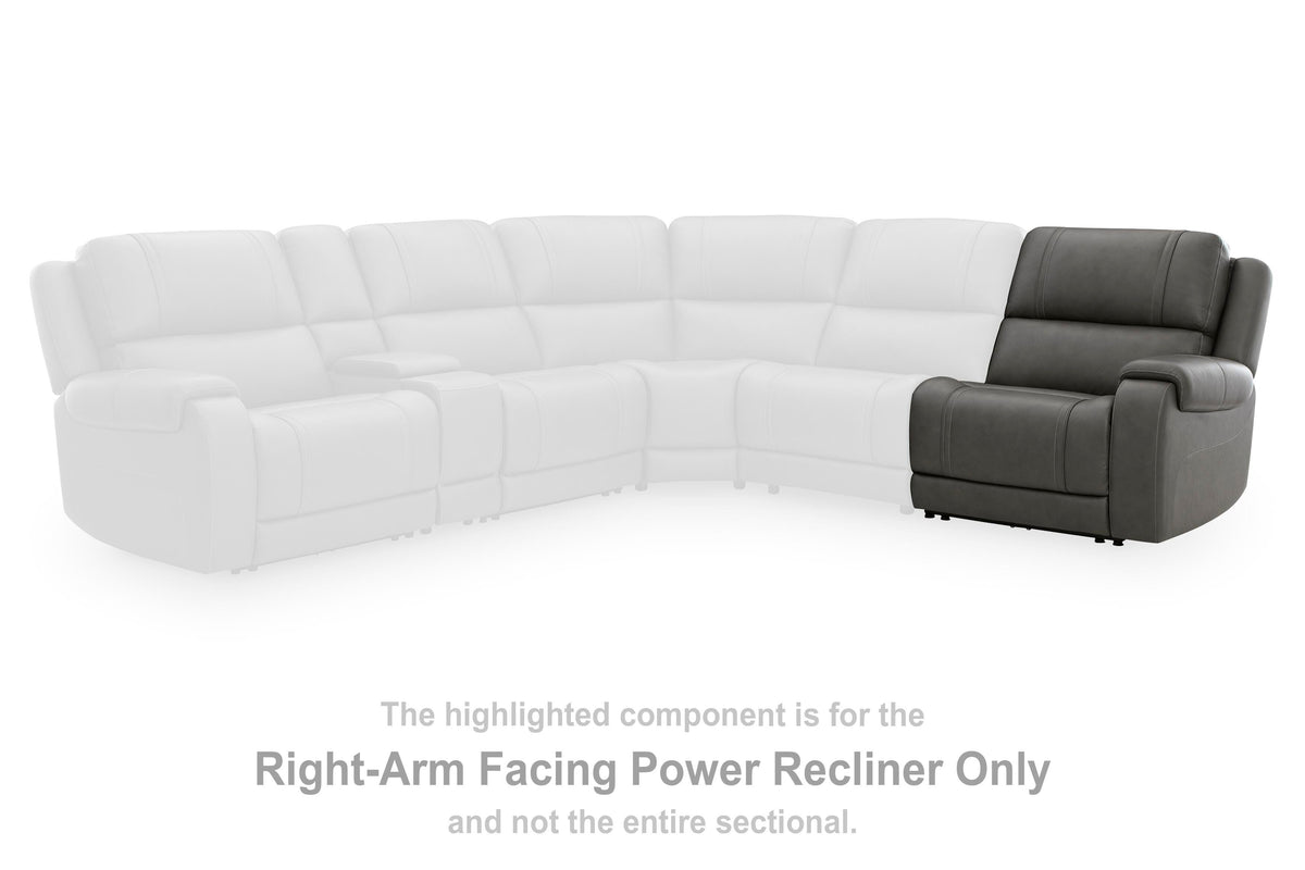 5Z - Pittson Right-Arm Facing Power Recliner - PCU1260062