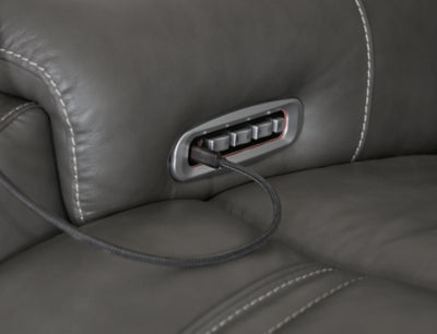 5Z - Pittson 5-Piece Power Reclining Sectional - PCU12600S4