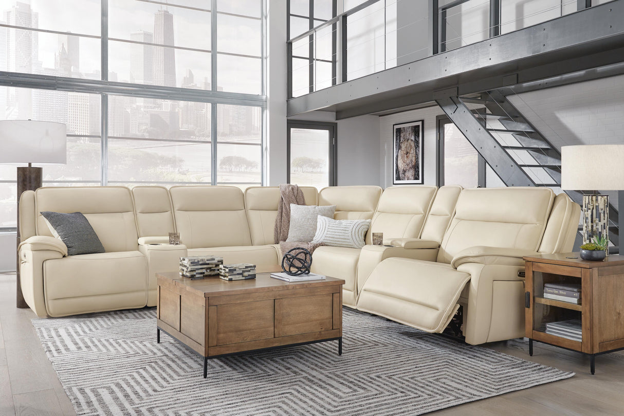 Double Deal 7-Piece Reclining Sectional with 2 Consoles - U13001S9