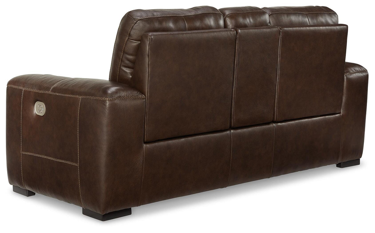 Alessandro Power Reclining Loveseat with Console - U2550218