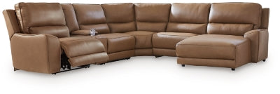 DeepWakes 6-Piece Power Reclining Sectional with Chaise - PCU62606S6