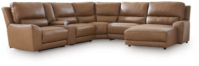 DeepWakes 6-Piece Power Reclining Sectional with Chaise - PCU62606S6