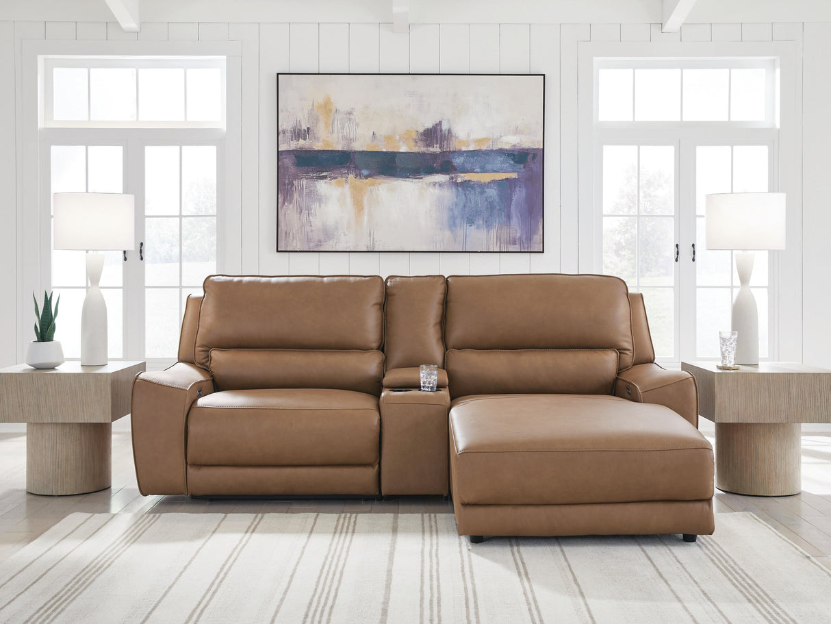DeepWakes 3-Piece Power Reclining Sectional with Chaise - PCU62606S4