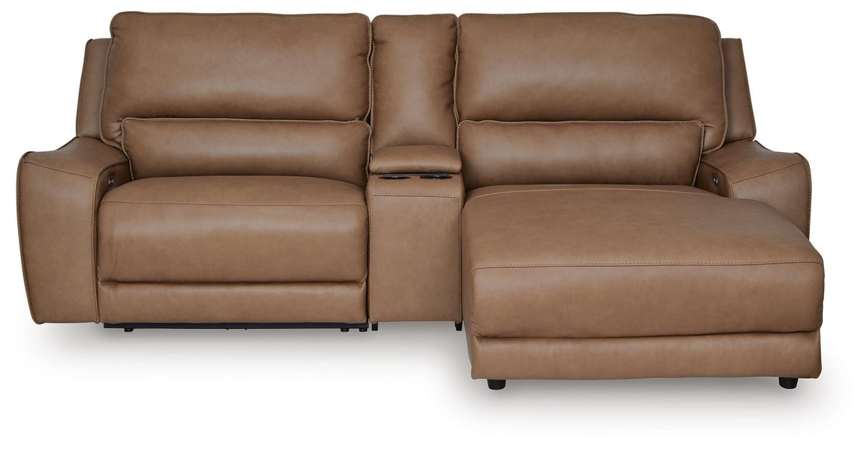 DeepWakes 3-Piece Power Reclining Sectional with Chaise - PCU62606S4