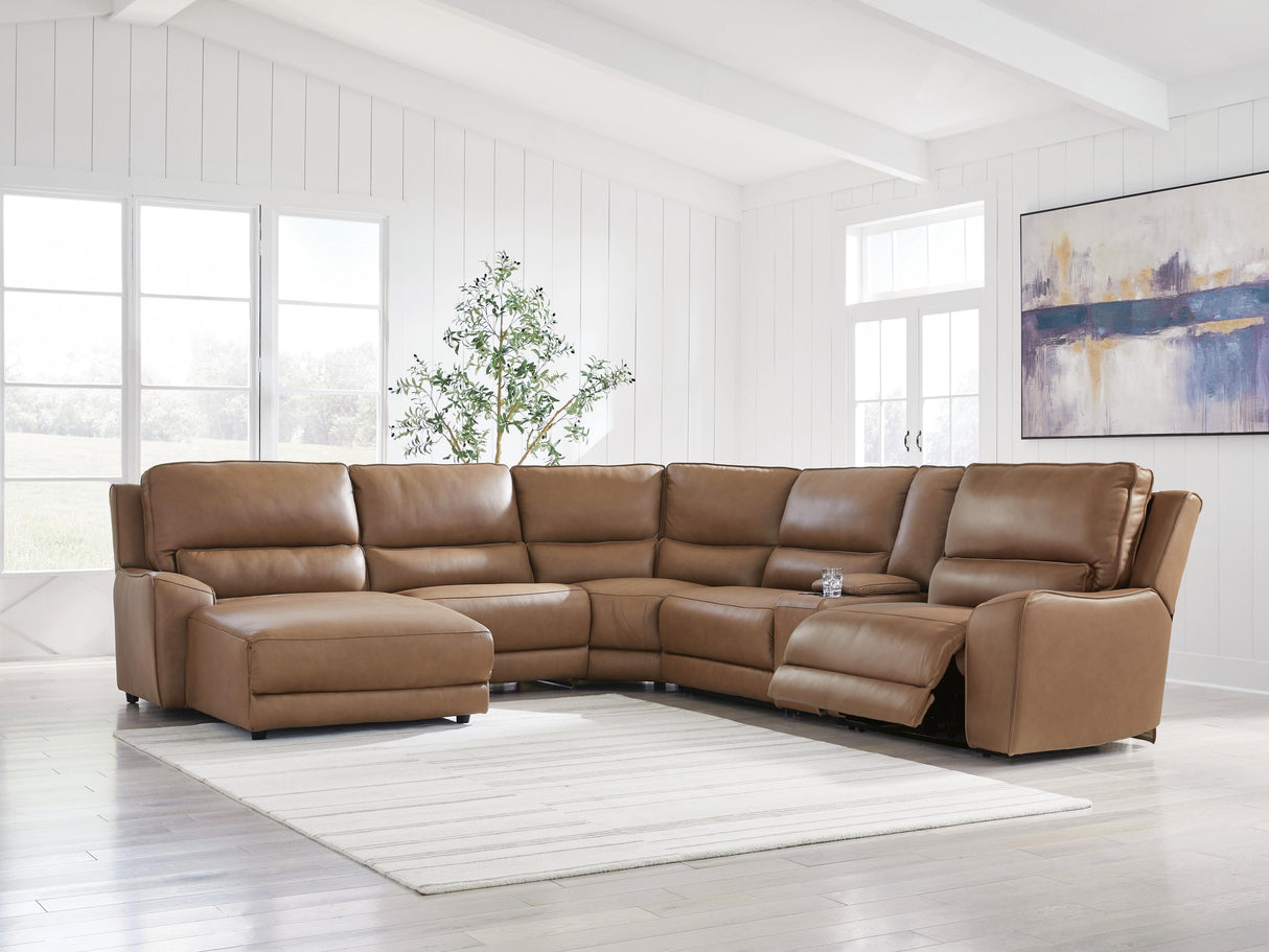 DeepWakes 6-Piece Power Reclining Sectional with Chaise - PCU62606S19