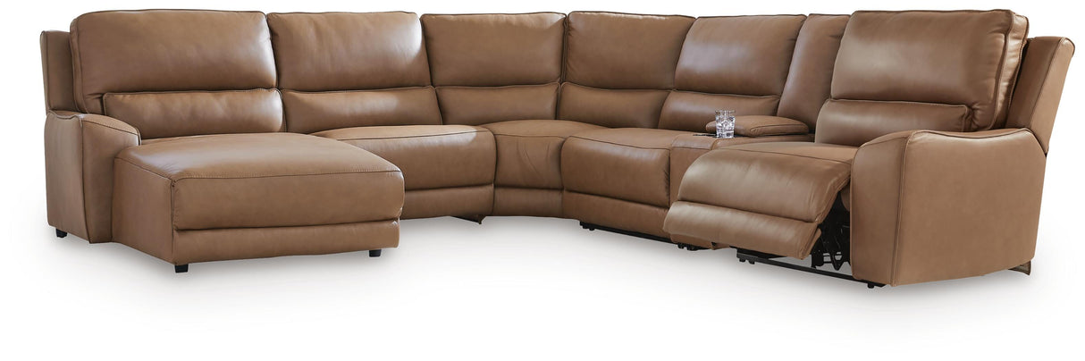 DeepWakes 6-Piece Power Reclining Sectional with Chaise - PCU62606S19
