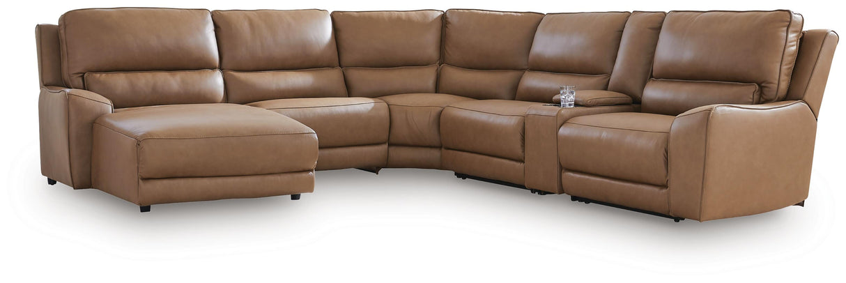 DeepWakes 6-Piece Power Reclining Sectional with Chaise - PCU62606S19