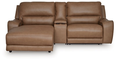 DeepWakes 3-Piece Power Reclining Sectional with Chaise - PCU62606S17