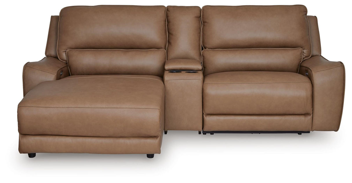 DeepWakes 3-Piece Power Reclining Sectional with Chaise - PCU62606S17