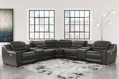 Center Line 7-Piece Power Reclining Sectional - U63404S7