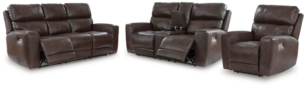 Crossplex Power Reclining Sofa, Loveseat and Recliner - PCU64506U2