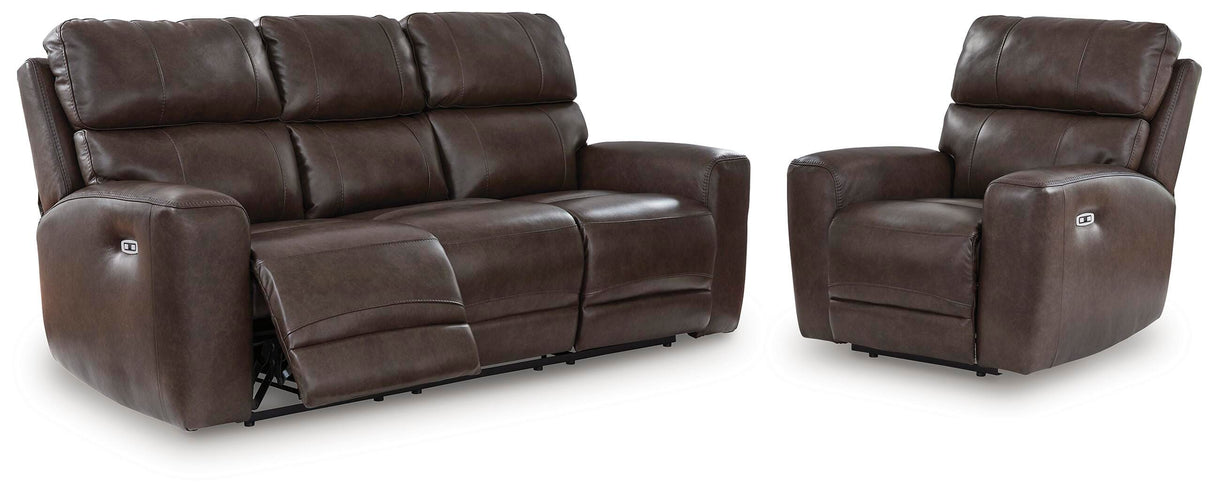 Crossplex Power Reclining Sofa and Power Recliner - PCU64506U1